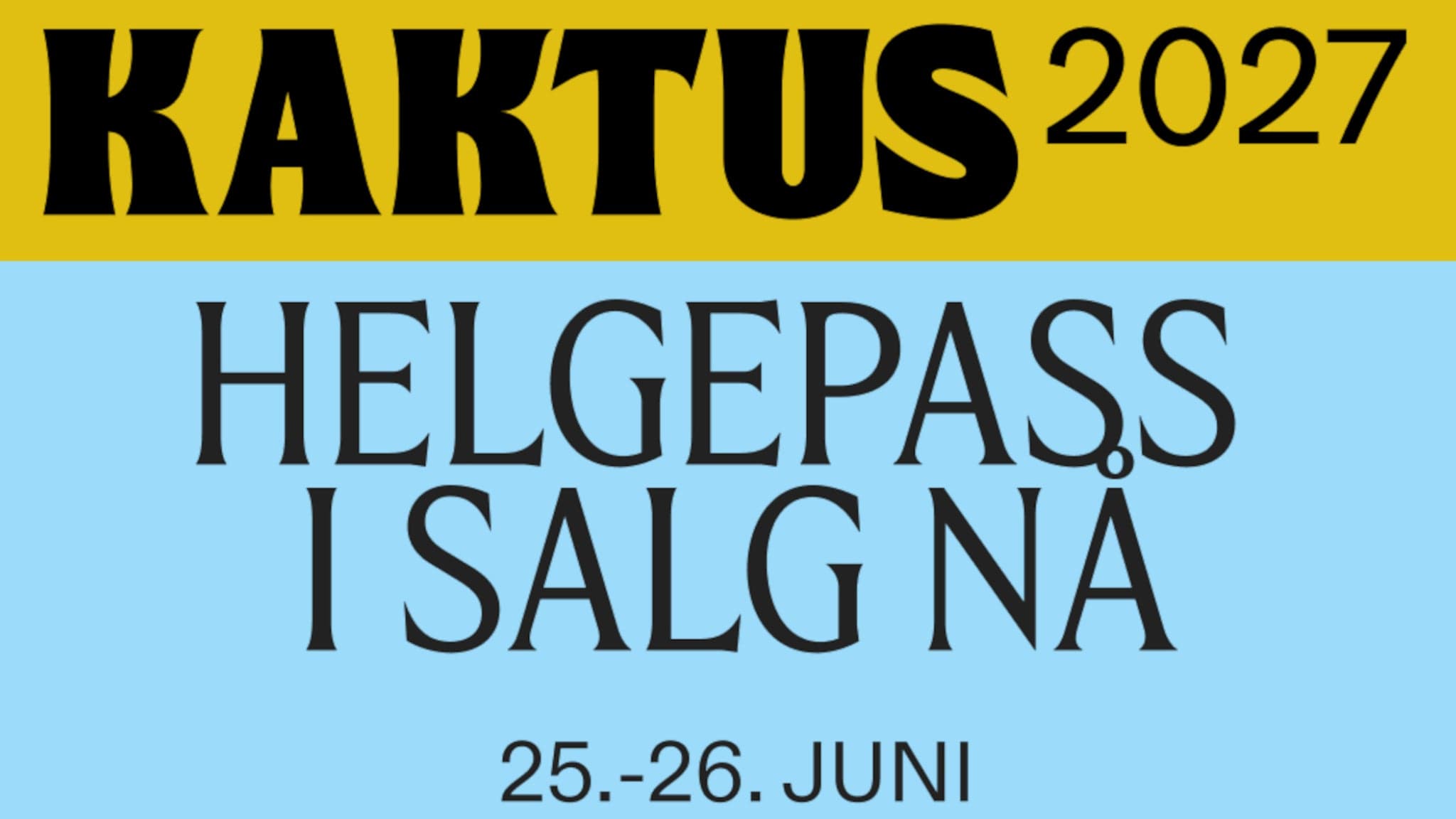 KAKTUS FESTIVAL