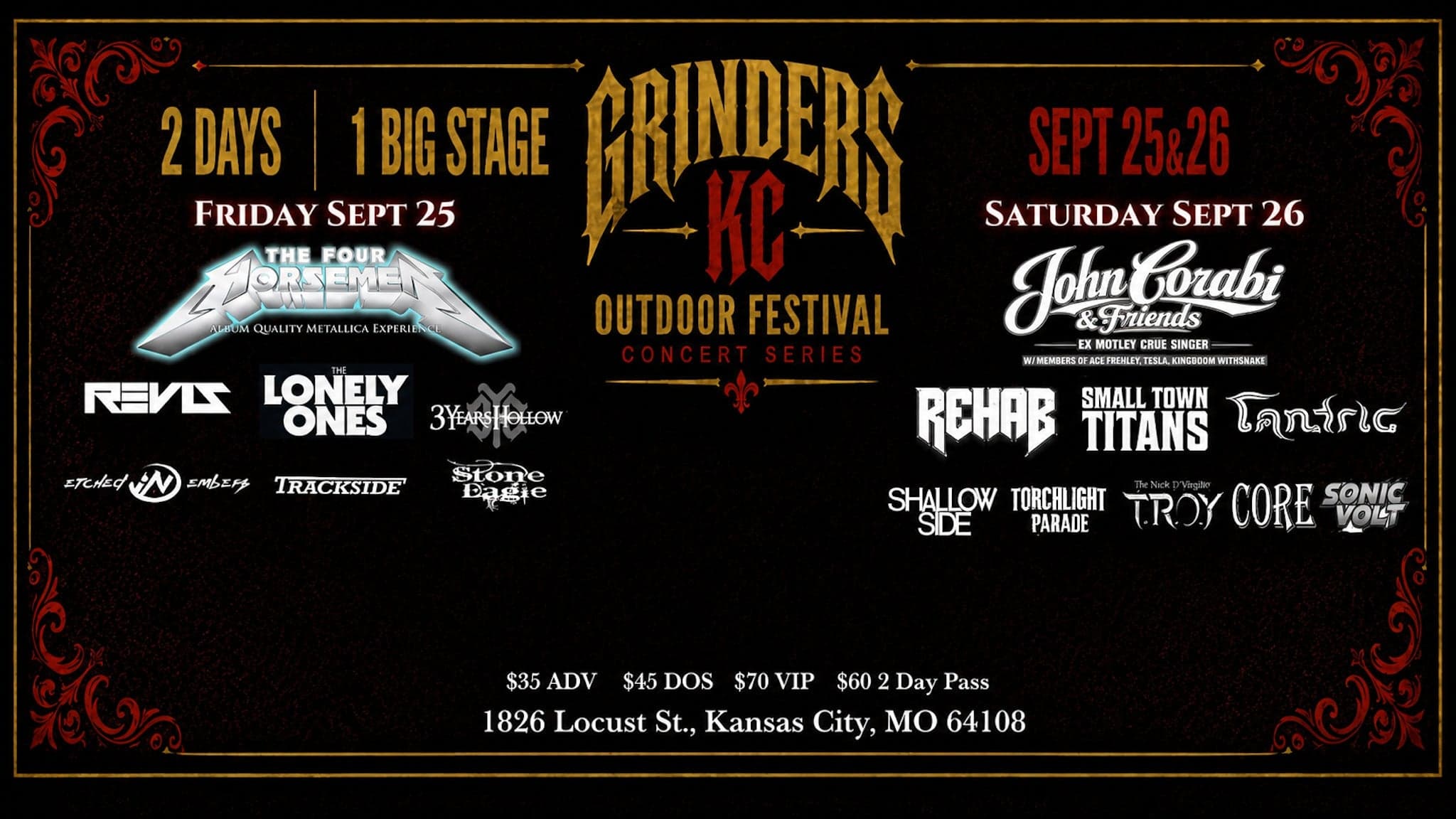 GRINDERS KC FEST 2-DAY PASS